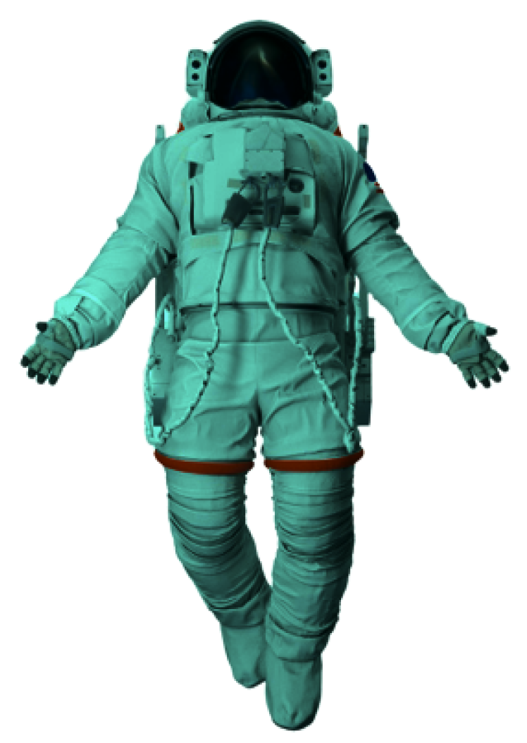 Astronauta flutuando